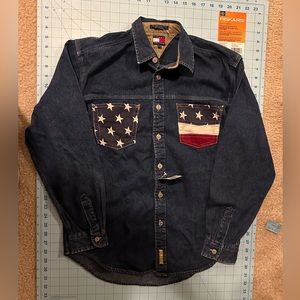 Vintage Tommy Hilfiger button denim top